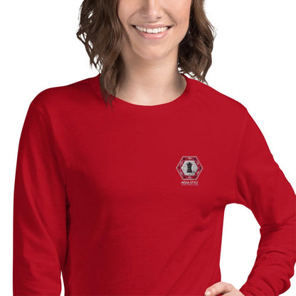 MISHA Women Long Sleeve Sweaters - Red - Mishastyle