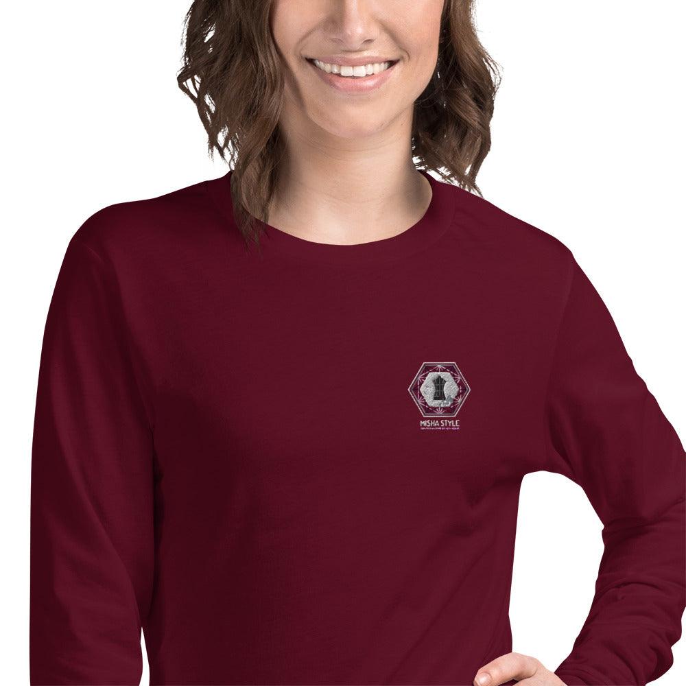 MISHA Women Long Sleeve Sweaters - Red Wine - Mishastyle