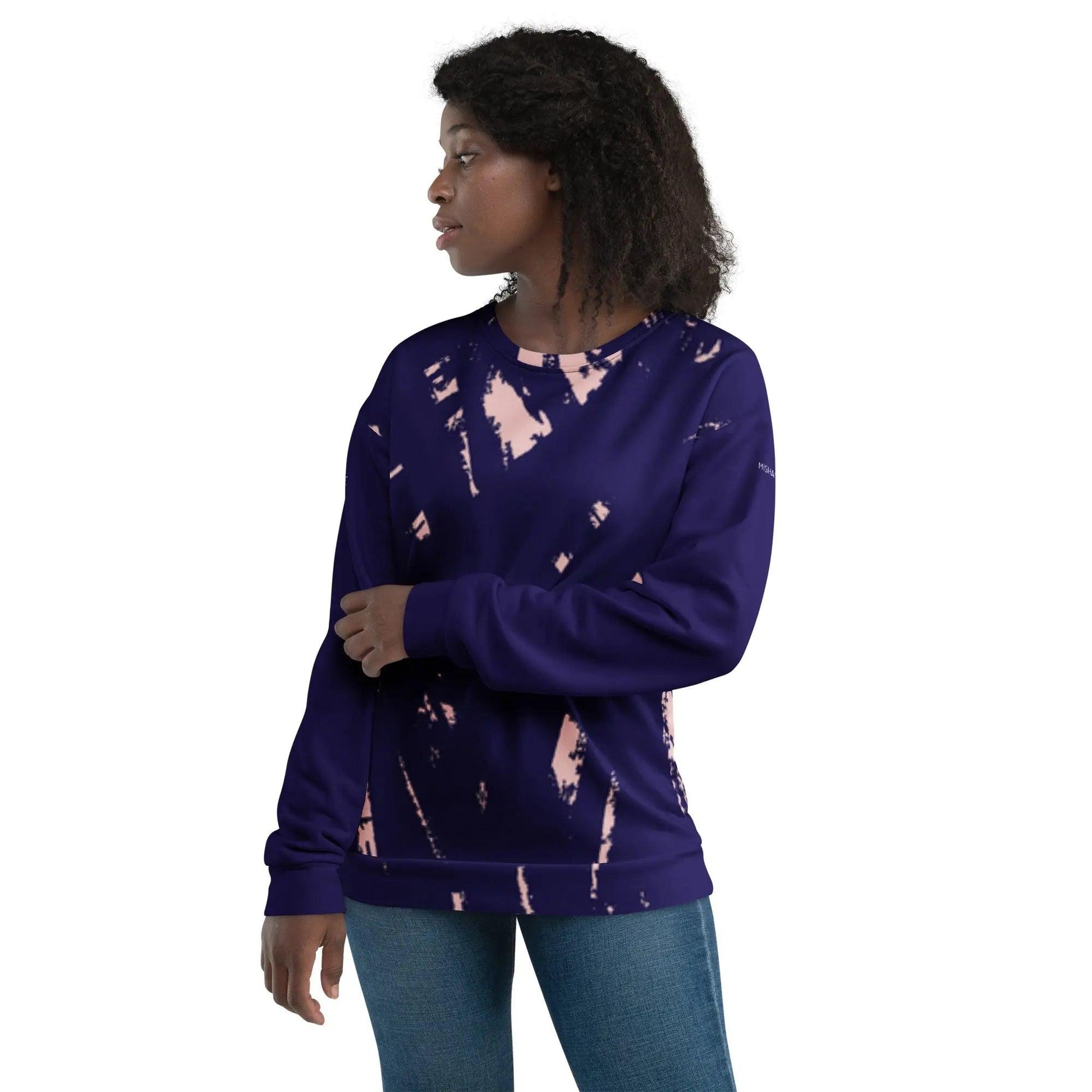 MISHA Women Stylish Sweatshirt - Royal Purple - Mishastyle