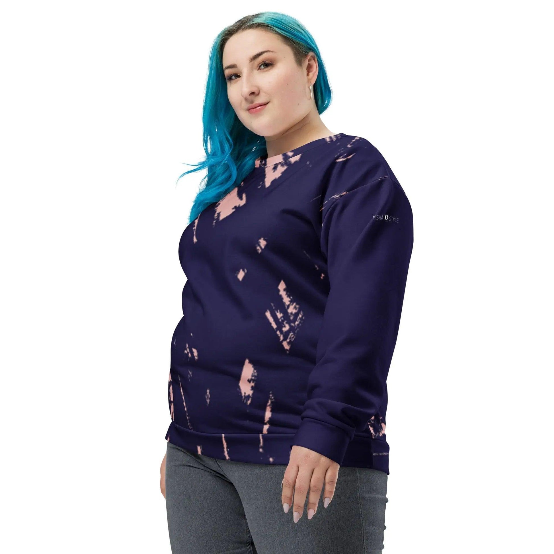 MISHA Women Stylish Sweatshirt - Royal Purple - Mishastyle