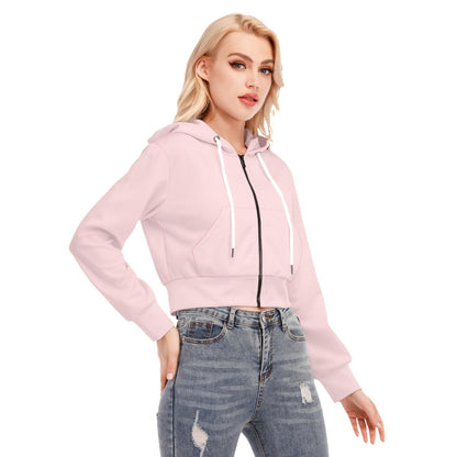 Misha Women's Crop Top Hoodie Jacket - Mishastyle