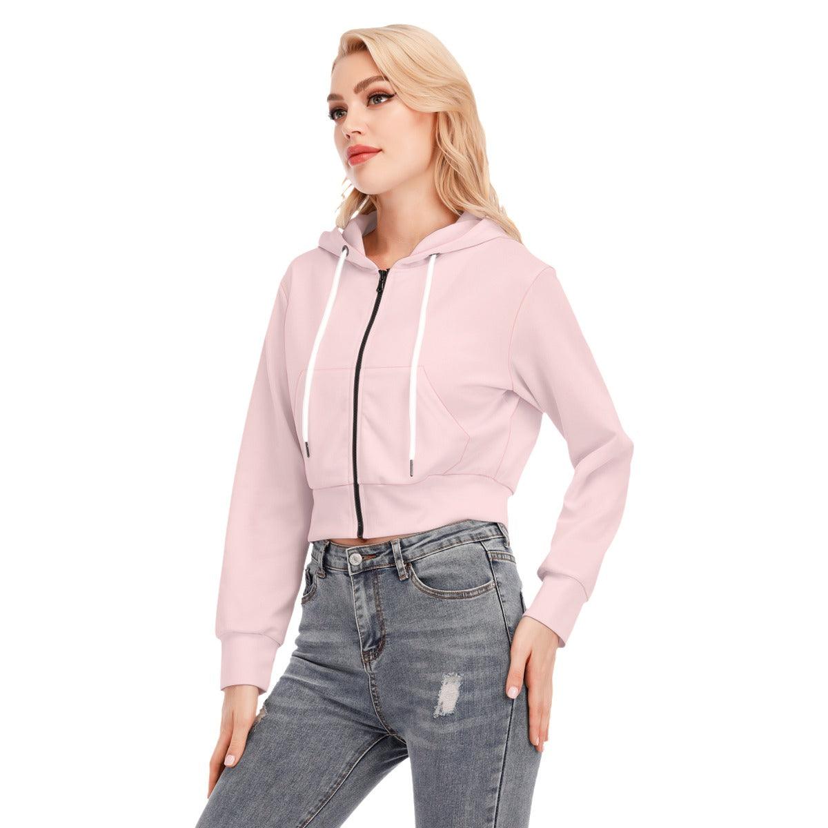 Misha Women's Crop Top Hoodie Jacket - Mishastyle