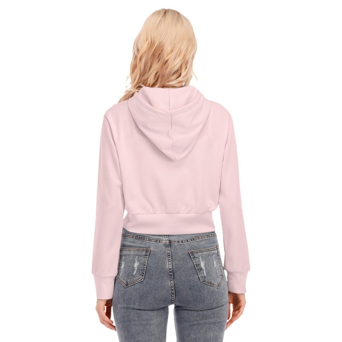 Misha Women's Crop Top Hoodie Jacket - Mishastyle