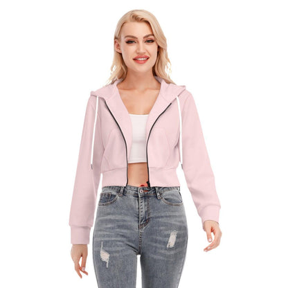 Misha Women's Crop Top Hoodie Jacket - Mishastyle