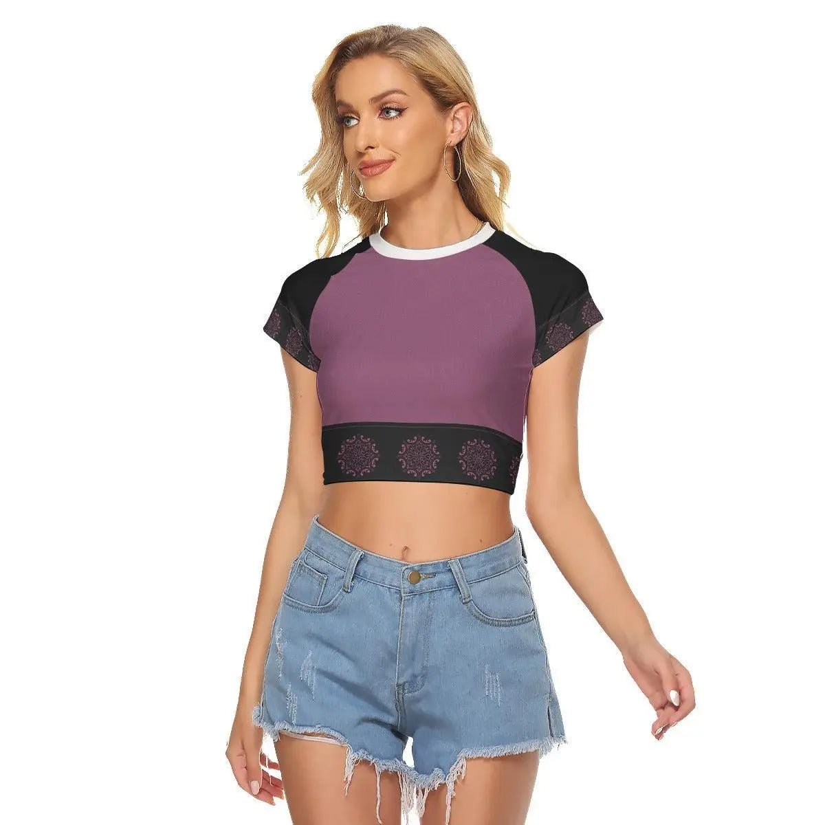 Misha Women's Raglan Crop Top - Mishastyle