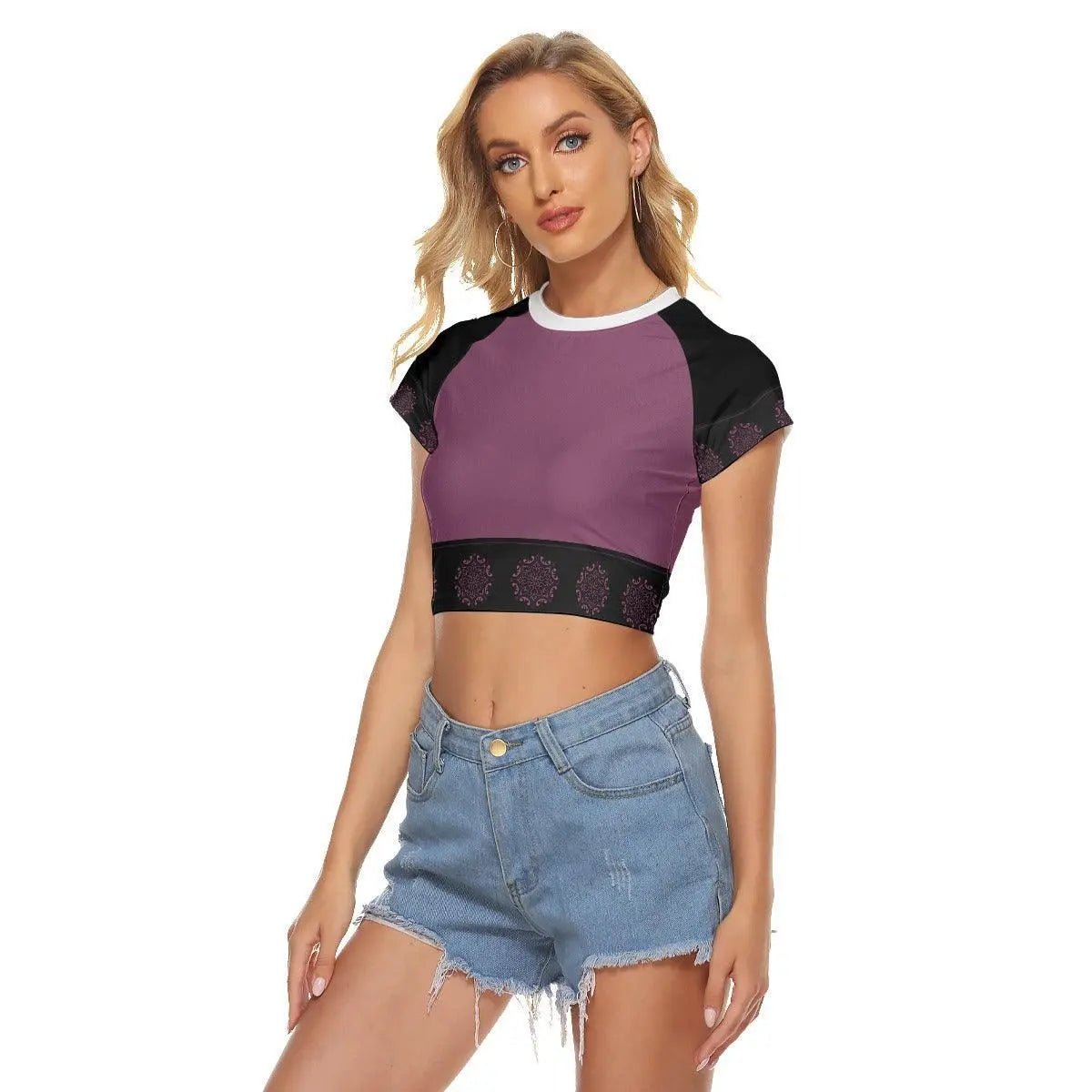 Misha Women's Raglan Crop Top - Mishastyle