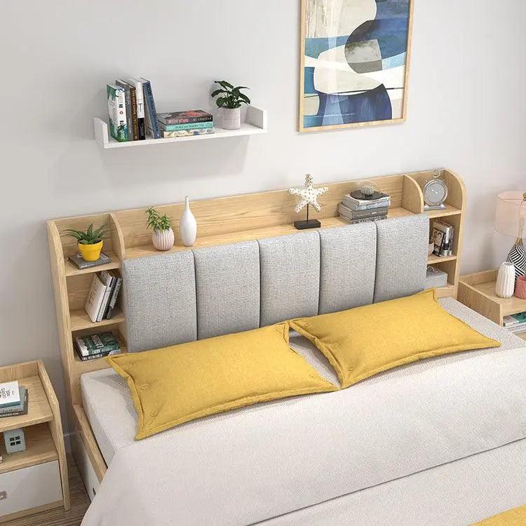 Modern Bedroom Soft Storage Bed - Mishastyle