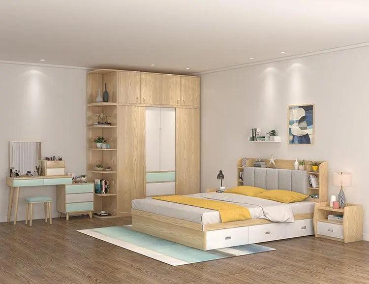 Modern Bedroom Soft Storage Bed - Mishastyle