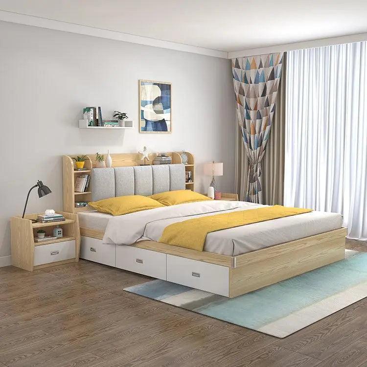 Modern Bedroom Soft Storage Bed - Mishastyle