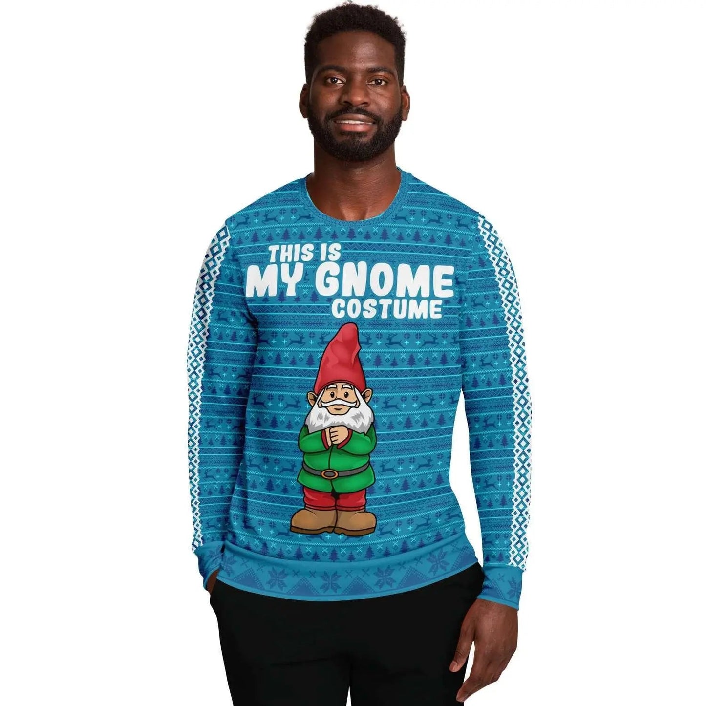 My Gnome Santa Christmas Athletic Men Sweater - Mishastyle