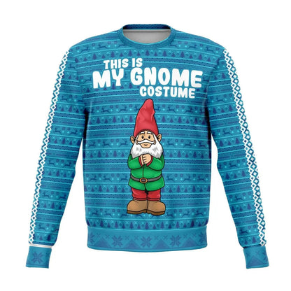 My Gnome Santa Christmas Lady Sweater - Turquoise - Mishastyle