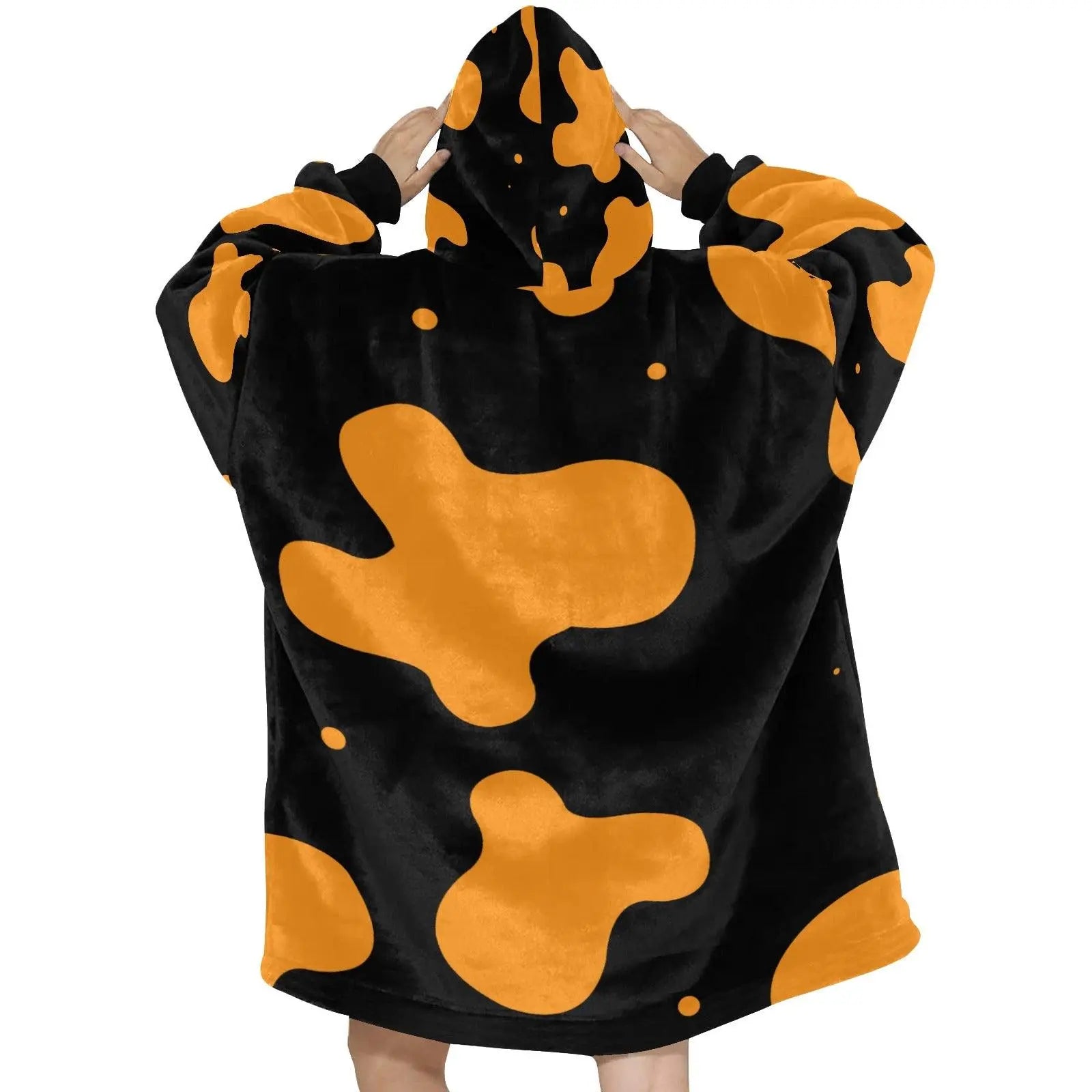 Orange Me Blanket Hoodie - Mishastyle