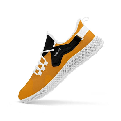 Orange Me Mesh Knit Sneakers - Mishastyle