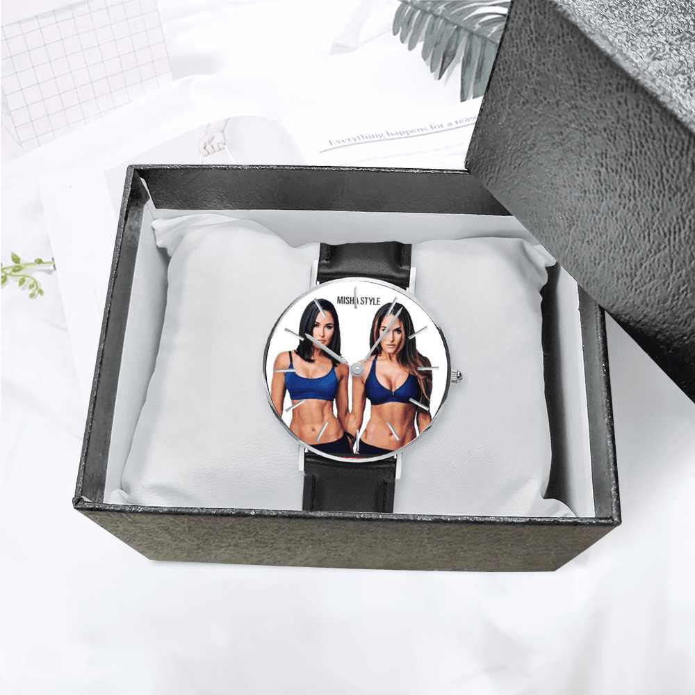 [Premium Gift Box] Women’s Pointers Leather Quartz Watch - Mishastyle