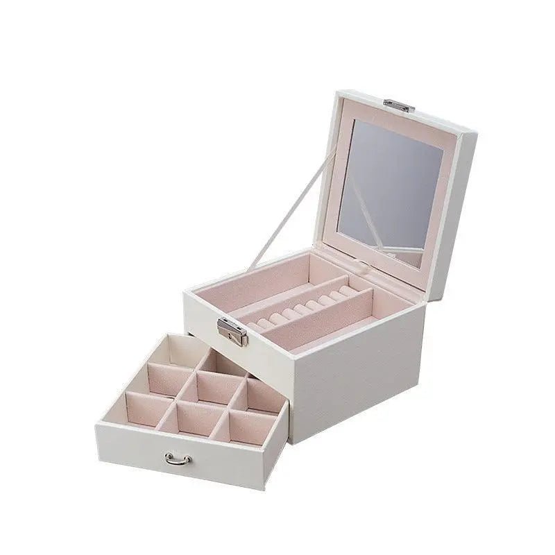 PU Cuboid Jewelry Box - Mishastyle