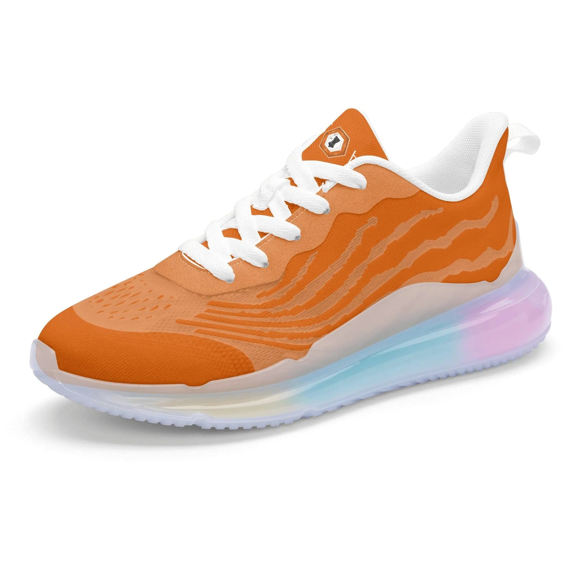 Rainbow Atmospheric Cushion Running Shoes - Orange - Mishastyle