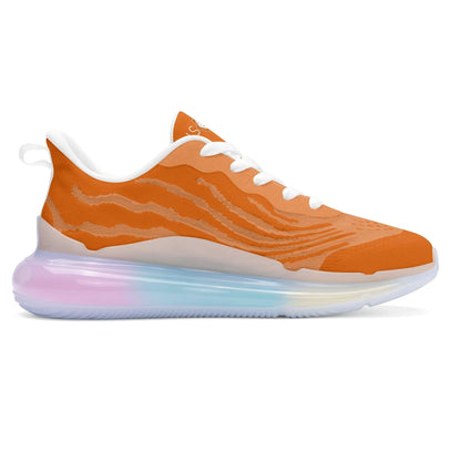 Rainbow Atmospheric Cushion Running Shoes - Orange - Mishastyle