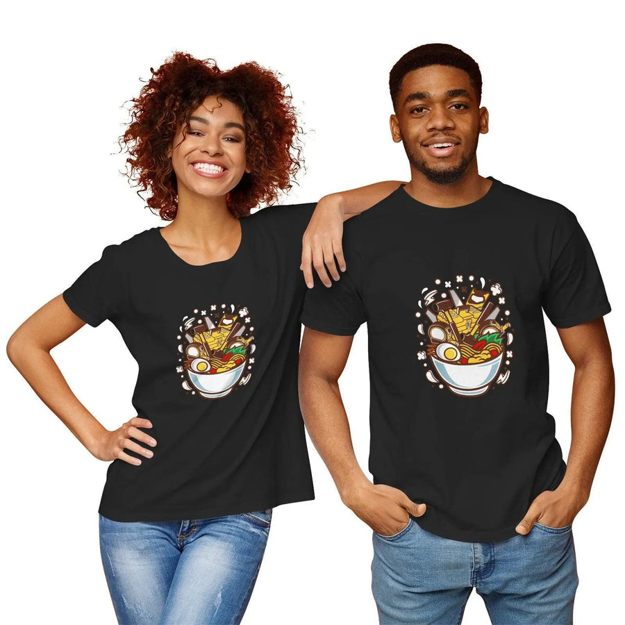 Ramen Couple's Pima Cotton T-shirt - Mishastyle