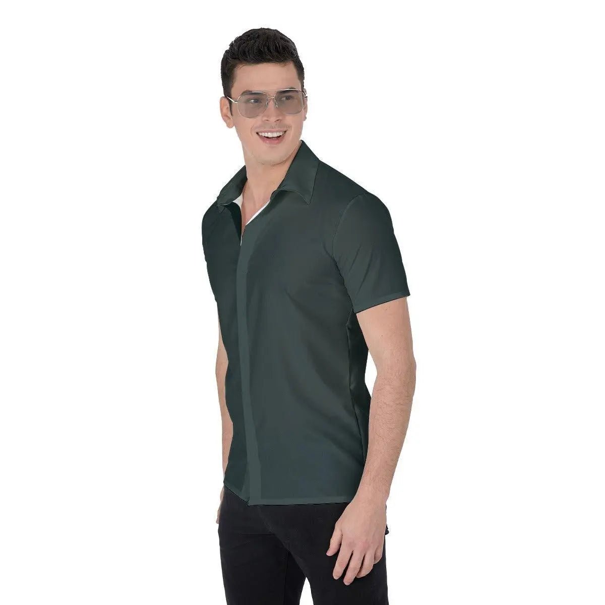 Short Sleeves Casual Men's Shirt - Mishastyle