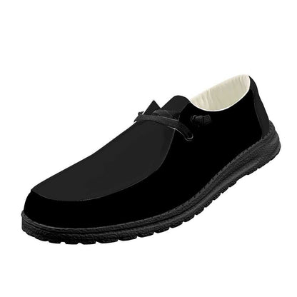 Slip-on Loafers Shoes - Black - Mishastyle