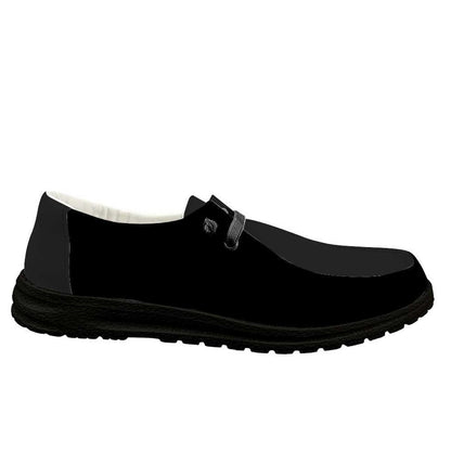 Slip-on Loafers Shoes - Black - Mishastyle