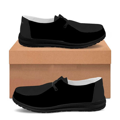 Slip-on Loafers Shoes - Black - Mishastyle