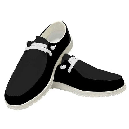 Slip-on Loafers Shoes - White - Mishastyle