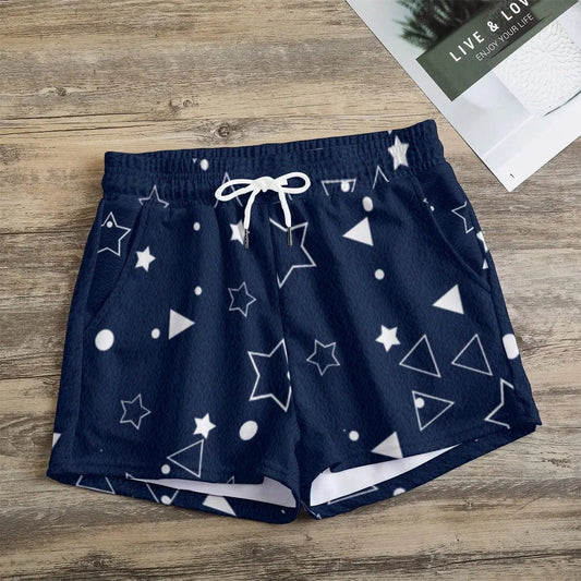 Stars Women's Casual Shorts - Mishastyle