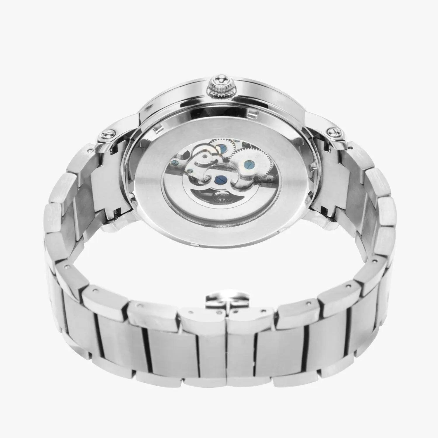 Steel Strap Automatic Watch (With Indicators) - Mishastyle