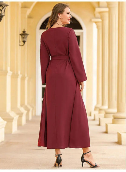 Turkey Arab Crystals Abaya - Mishastyle