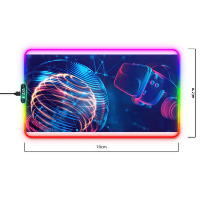 Water Proof Rubber Anti-Slip LED Gaming Mouse Pad - Mishastyle