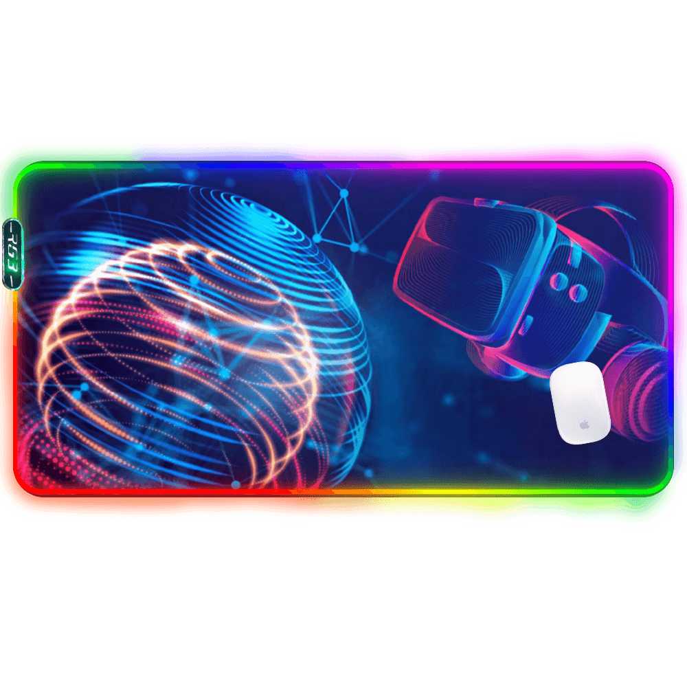 Water Proof Rubber Anti-Slip LED Gaming Mouse Pad - Mishastyle