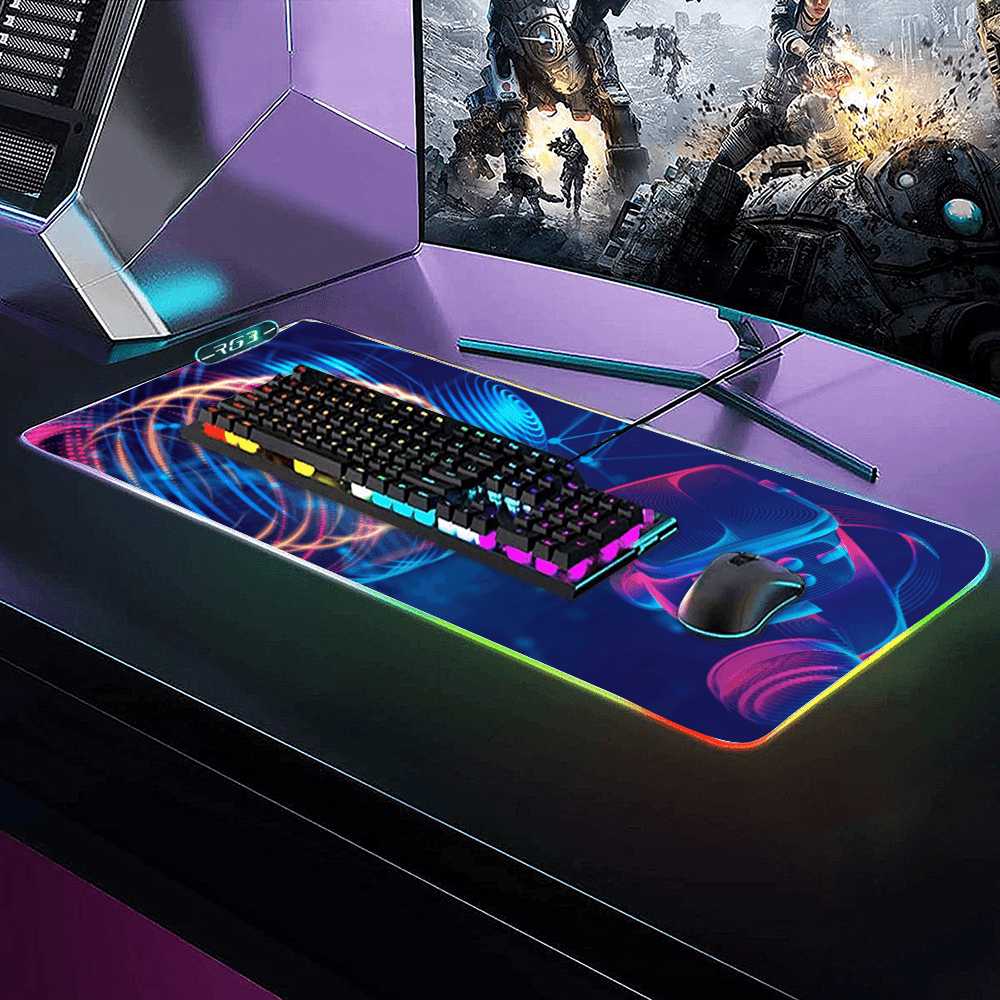 Water Proof Rubber Anti-Slip LED Gaming Mouse Pad - Mishastyle