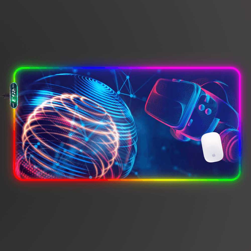 Water Proof Rubber Anti-Slip LED Gaming Mouse Pad - Mishastyle