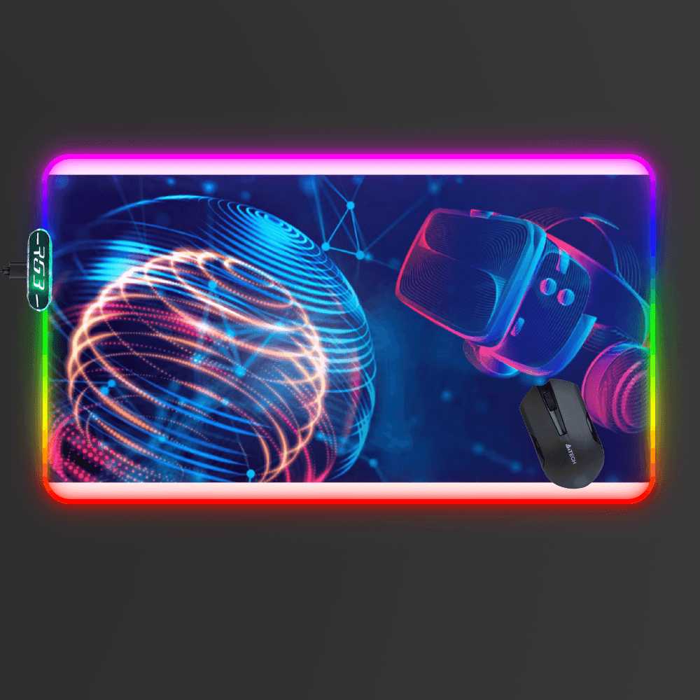 Water Proof Rubber Anti-Slip LED Gaming Mouse Pad - Mishastyle