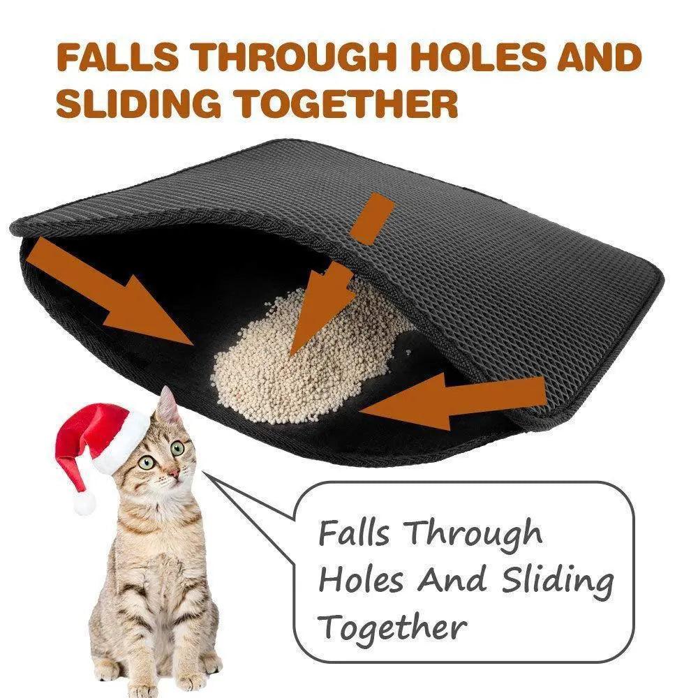 Waterproof Cat Double Layer Litter Mat - Mishastyle