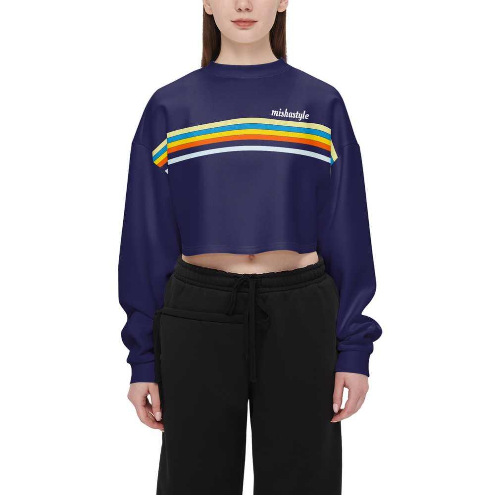 Women’s Cropped Crewneck Sweatshirt - Mishastyle