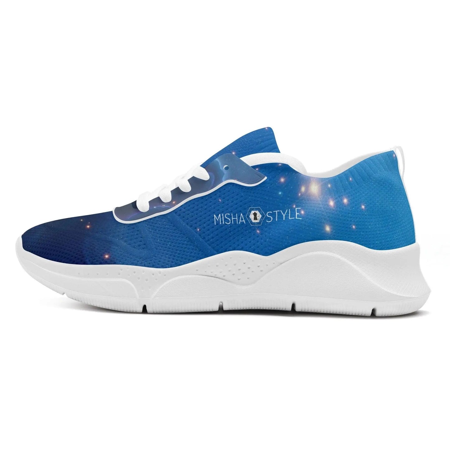 Women's Mesh Gymnastics Chunky Sneakers - Sky - Mishastyle