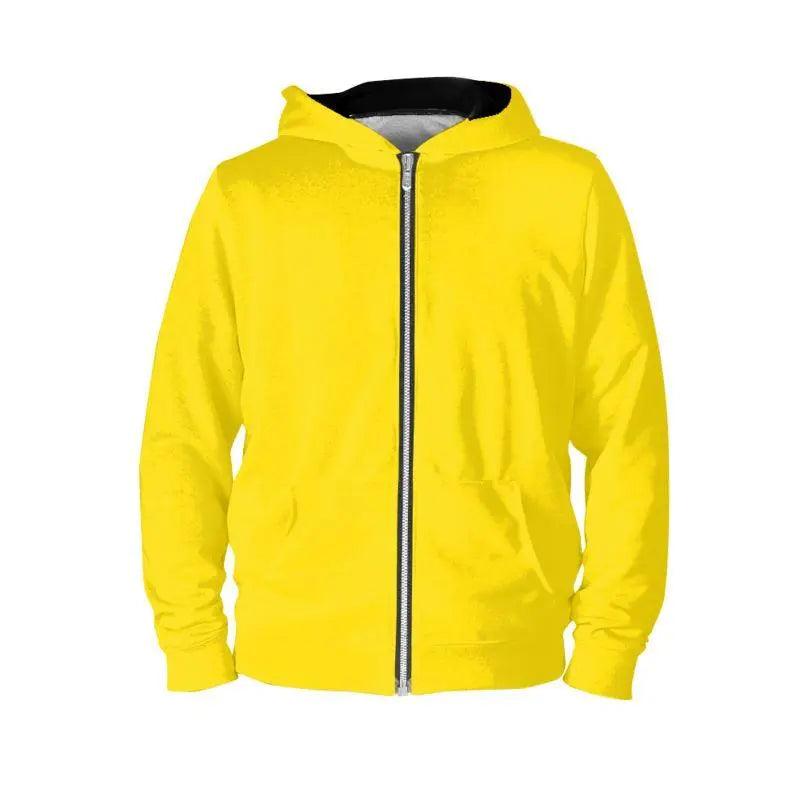 zipper Friendly Hoodie - Yellow - Mishastyle